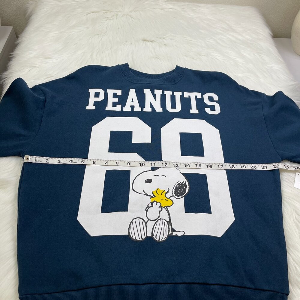 Peanuts Snoopy Double Sided Sweatshirt Women’s Size S NWT - Picture 3 of 7